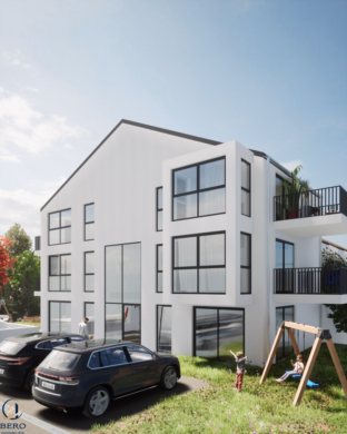 1:1 Rendering der Wohnhausanlage - Neue und ideal aufgeteilte Single- oder Starterwohnung mit sonnigem Balkon