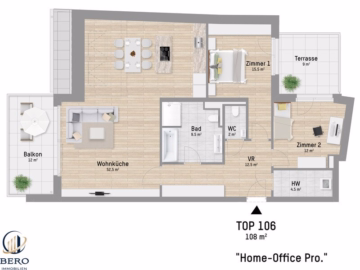 3 Zimmer | Balkon | Lobau, 1220 Wien, Terrassenwohnung