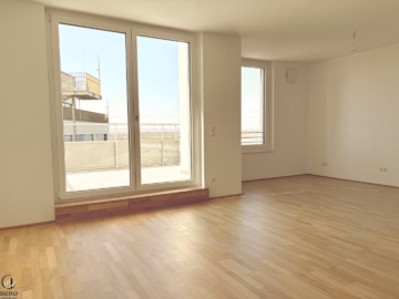 Wohnbereich mit großer Freifläche - NEUER PREIS- „Ideal aufgeteilte 3 Zimmer-Wohnung mit Terrasse & Balkon“