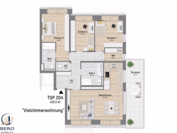 Bild - 4 Zimmer mit Terrasse | Alte Donau | U1 Kagran
